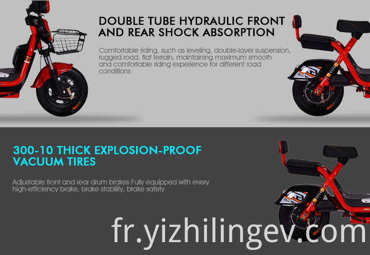 Design de haut niveau scooters à pédales électriques bon marché pour adultes 500W CE Fashion de cambrioleur électronique 200 kg 31-40 km / h 150 * 63 cm